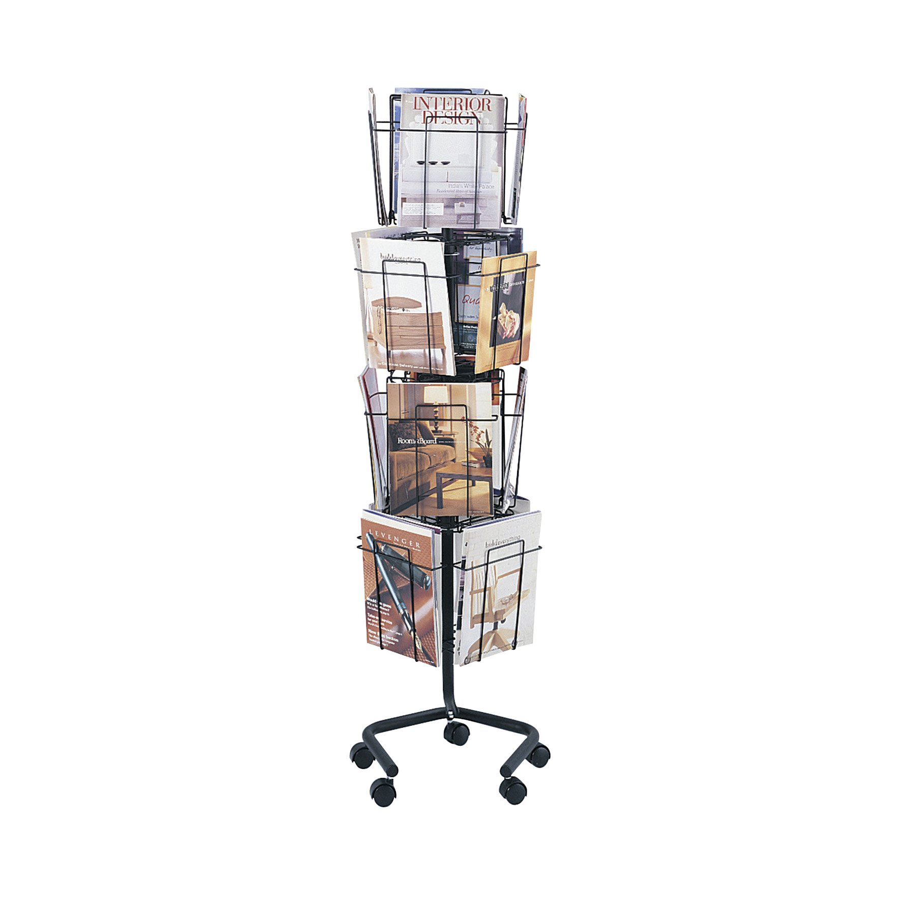 SAFCO A4 Pocket Rotating Floor Standing Display Unit