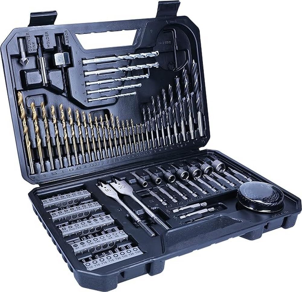 Bosch 103 pc Titanium Drill & Screwdriver Bit Set V-Line Wood Metal Masonry