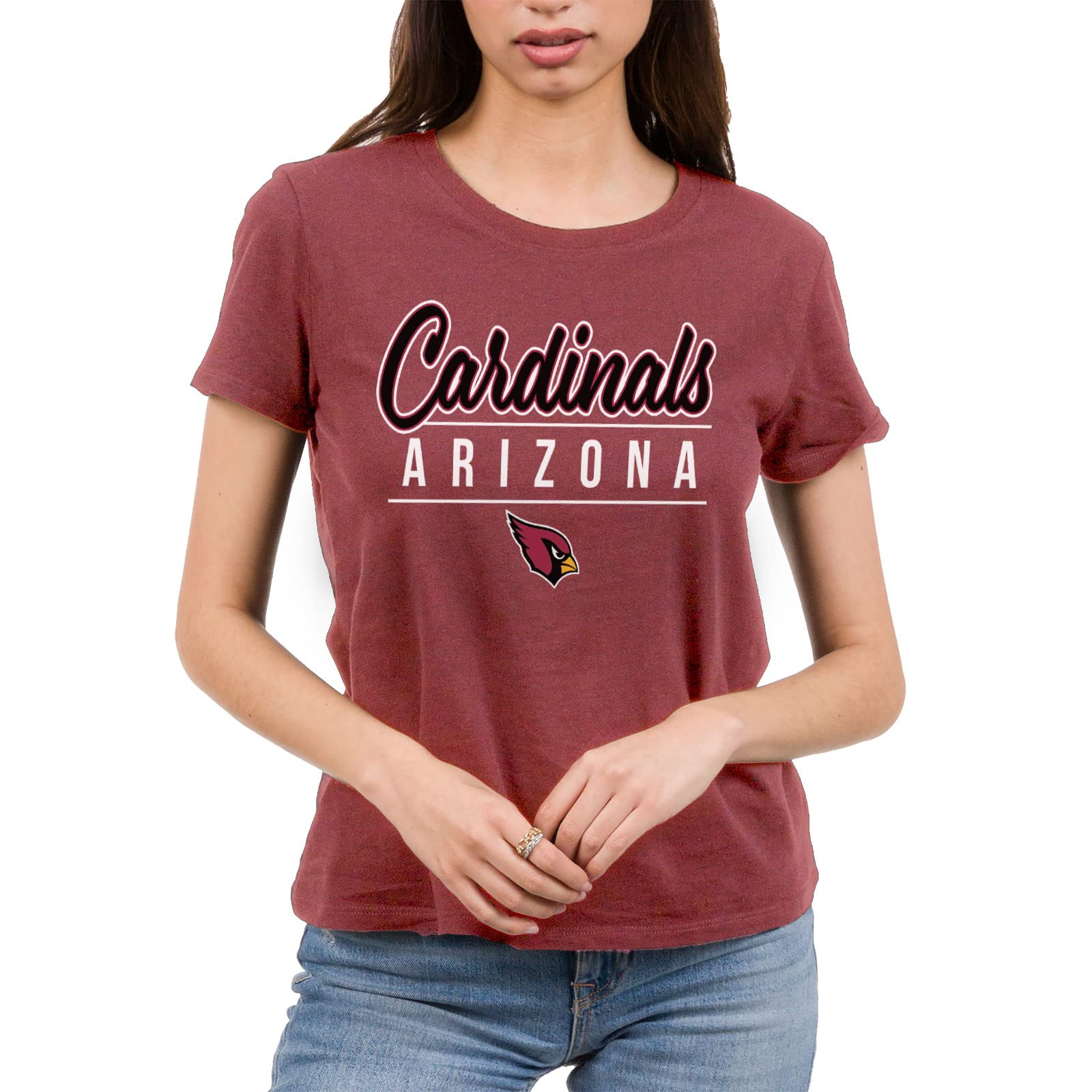 Junk Food Clothing x NFL - Arizona Cardinals - Fan Favorite - Women's Short Sleeve Fan T-Shirt - Size XX-Large Image
