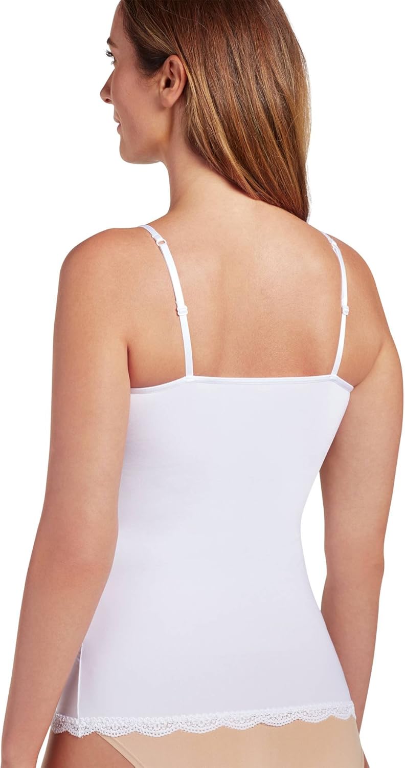 Jockey Women's Tops No Panty Line Promise Tactel Lace Camisole at  Women’s Clothing store