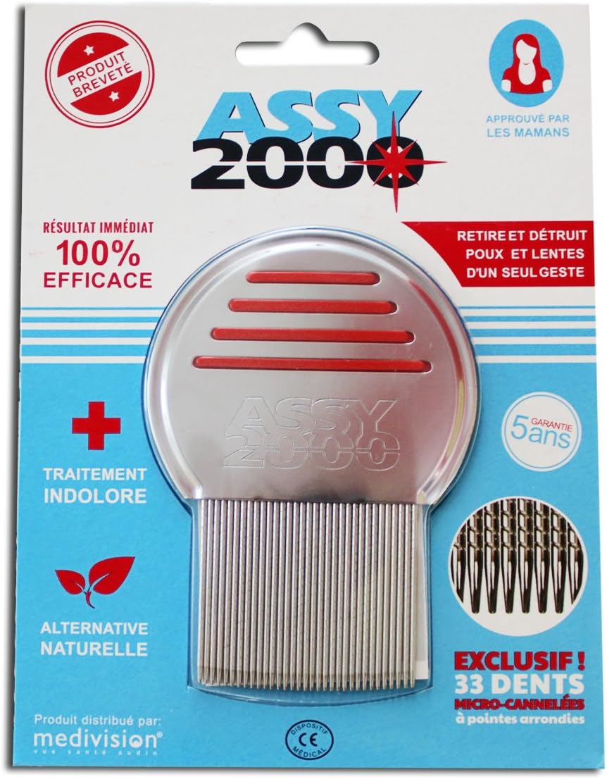 Assy 2000 Lice and Nit Metal Comb