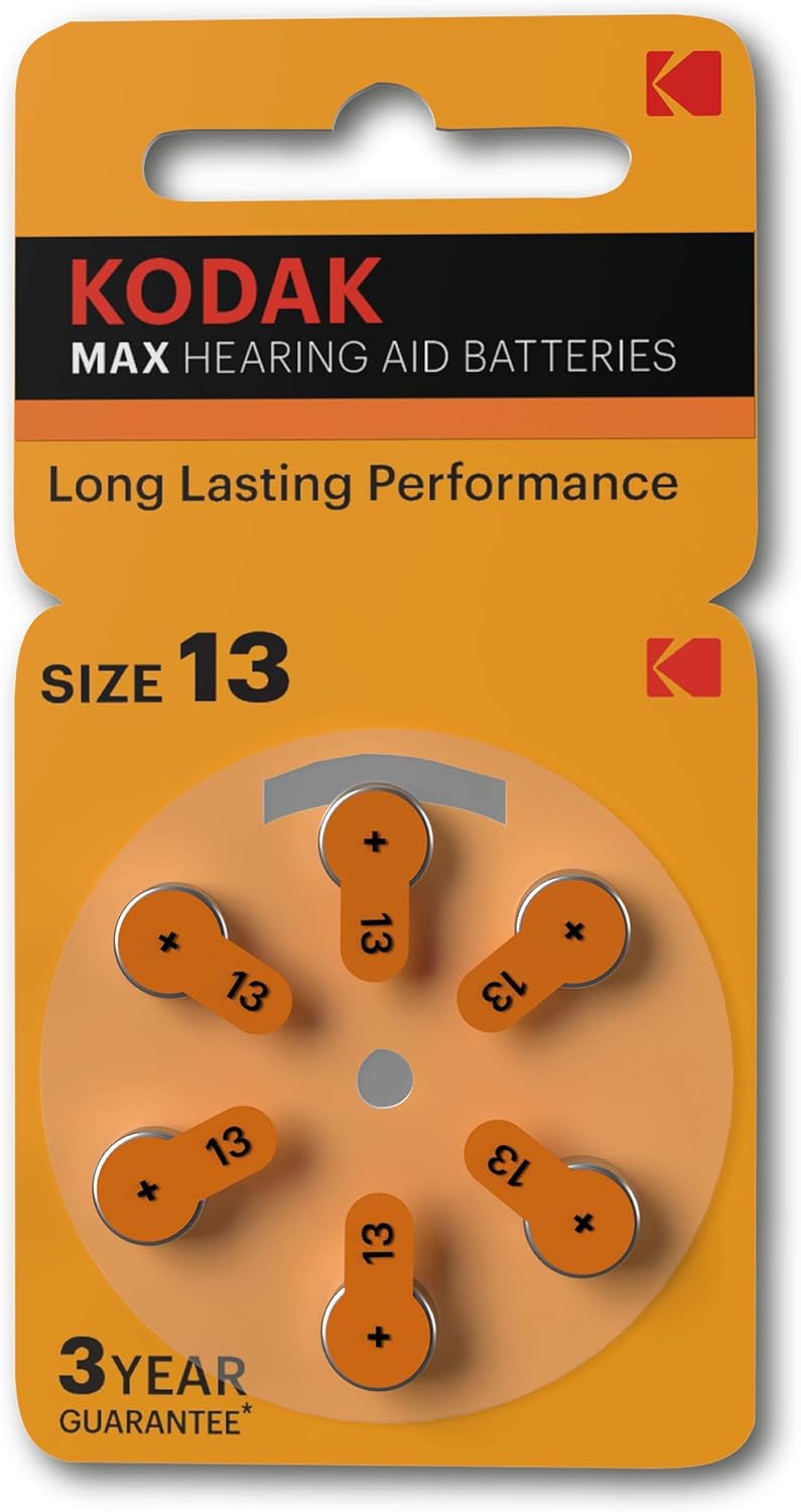 Kodak Hearing Aid Batteries, Long Lasting Performance, Cic Hearing Aids