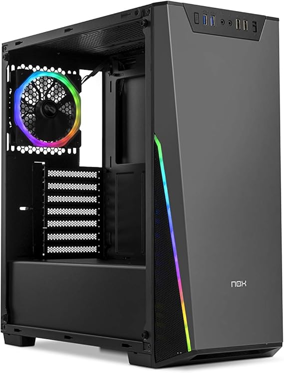 Nox Infinity Sigma - NXINFTYSIGMA - Caja PC, RGB, Color Negro: Nox: Amazon.es: Informática