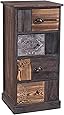 Ladekast T18, ladekast, 4 laden, 74x30x25cm Shabby