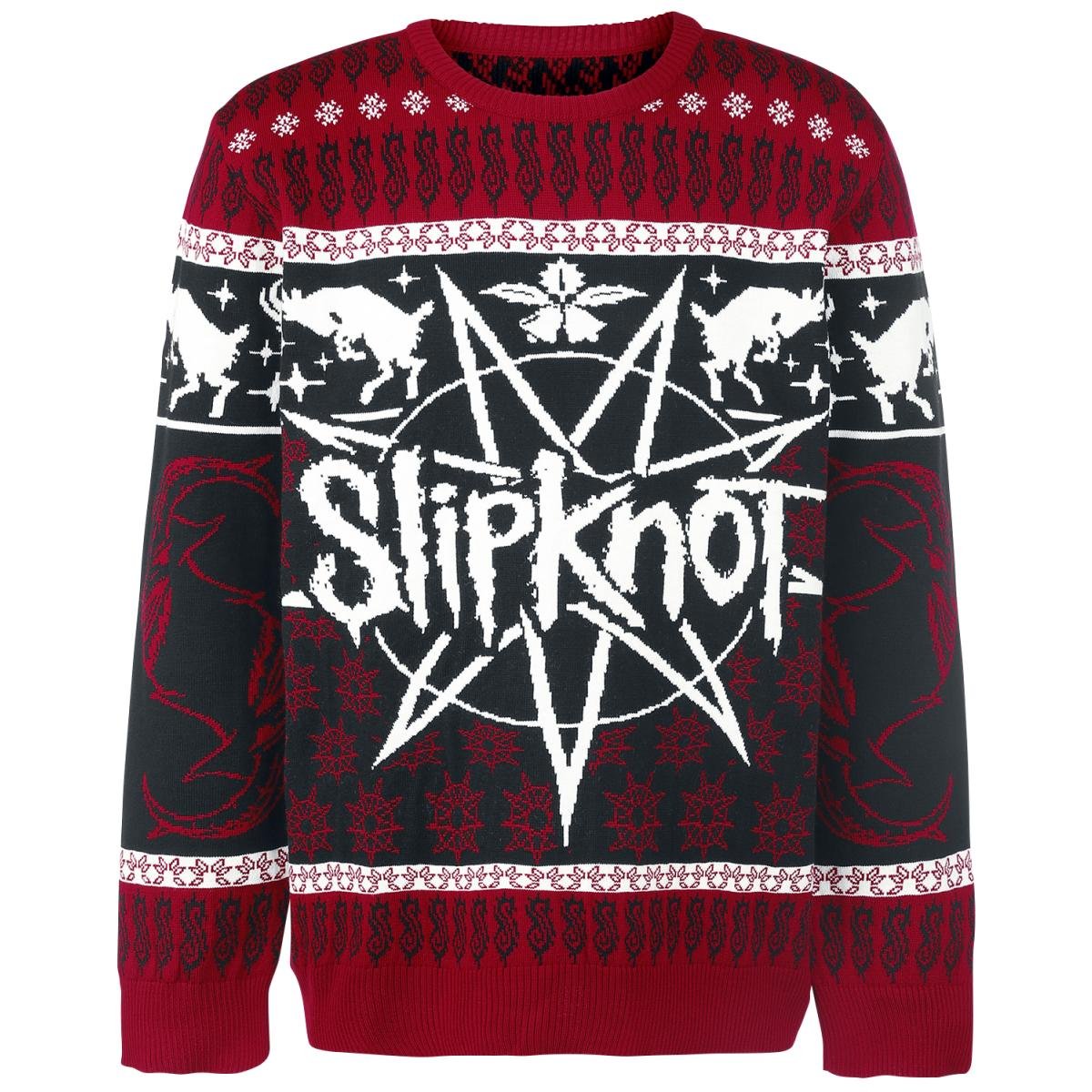 Slipknot Holiday Official Mens Christmas (Xmas) Jumper (Sweater) (M