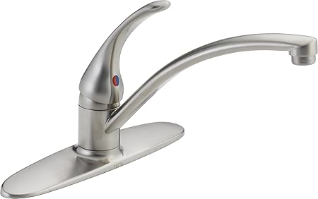 Delta Faucet Foundations Single Handle Kitchen Sink Faucet