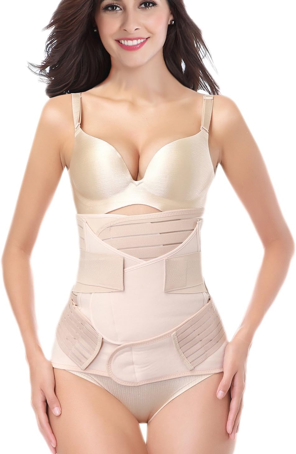 DICOOL Postpartum Support Recovery Girdle Corset Belly Waist Pelvis Belt Shapewear Belly Wrap