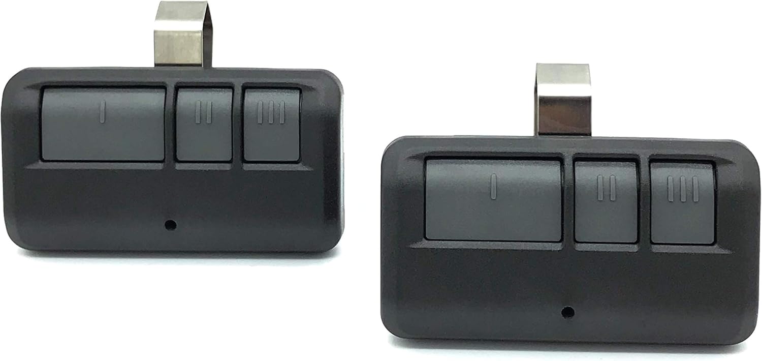 2 Pack for LiftMaster 893MAX Visor Style Garage Door Opener Remote Transmitter 81LM 371LM 373LM 891LM 893LM 971LM 973LM