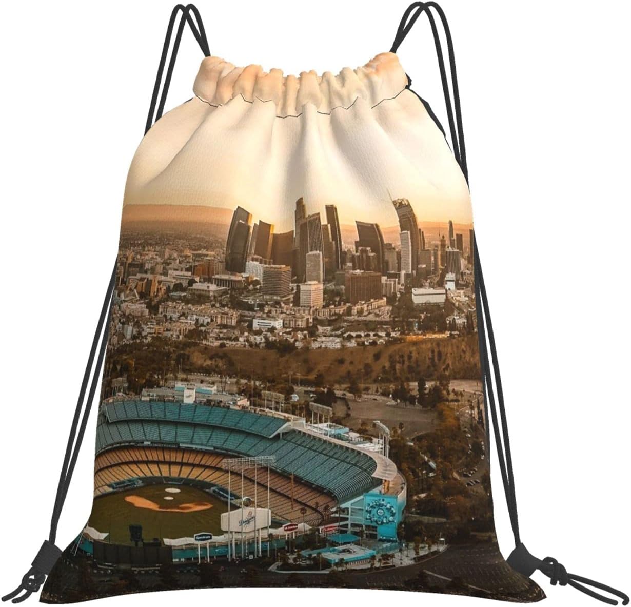 dodgers drawstring bag