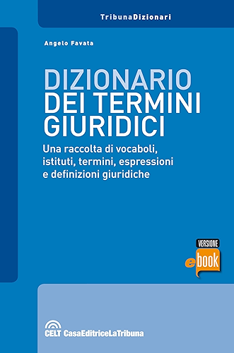 Download Dizionario dei termini giuridici (I dizionari) (Italian Edition) PDF