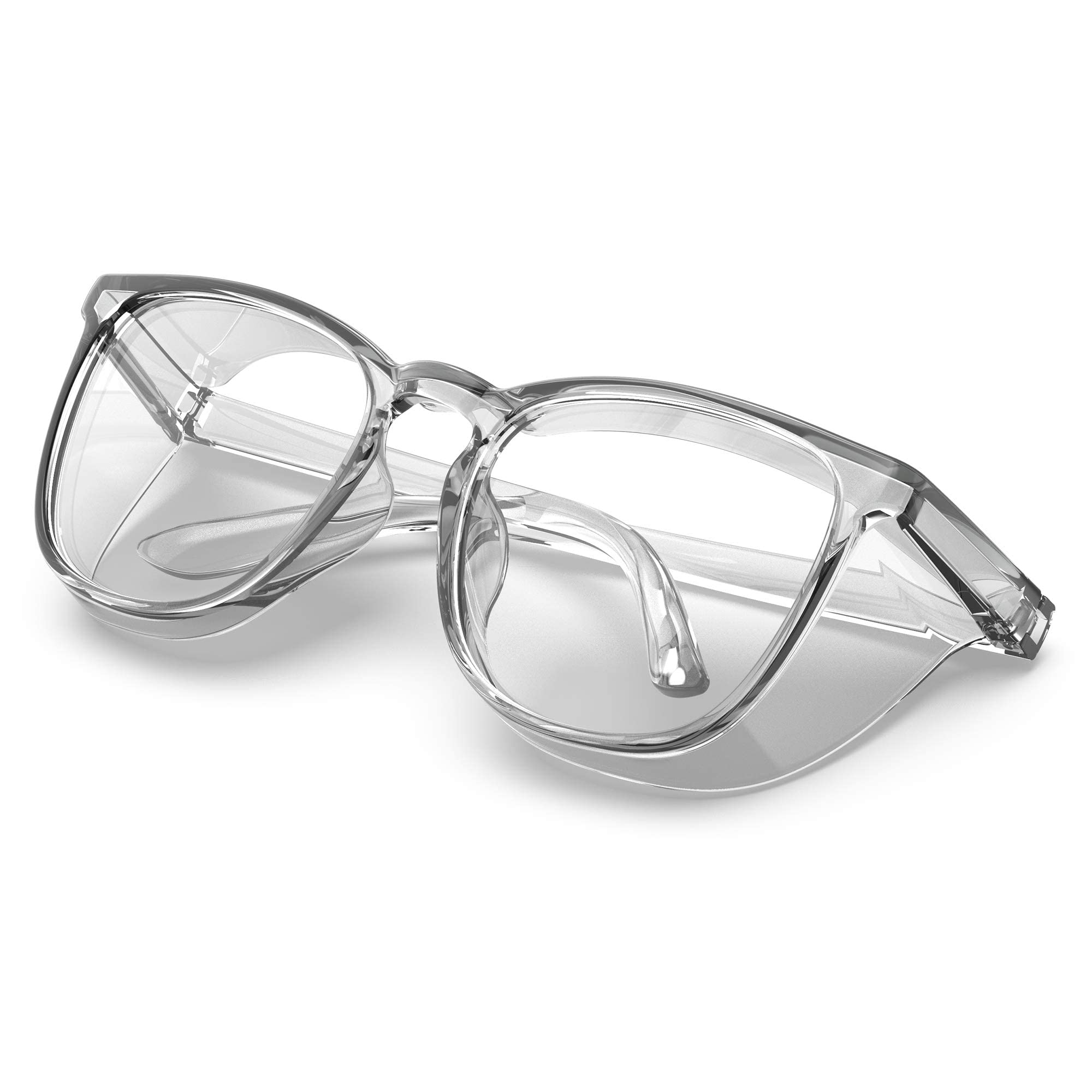 Photo 1 of MORK&SUKY Stylish Safety Glasses, Protective Eyewear With Anti-Fog Lense,Light And Comfortable, Great Eye Protection For Women Men