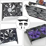 CiShow 22Pcs Fan Mount Rack 8cm 9cm PCI Slot Bracket Computer Radiator Stand view 2