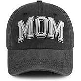 Tbstlumd New Mom Hat for Women, Funny Adjustable Cotton Embroidered Mama Baseball Cap
