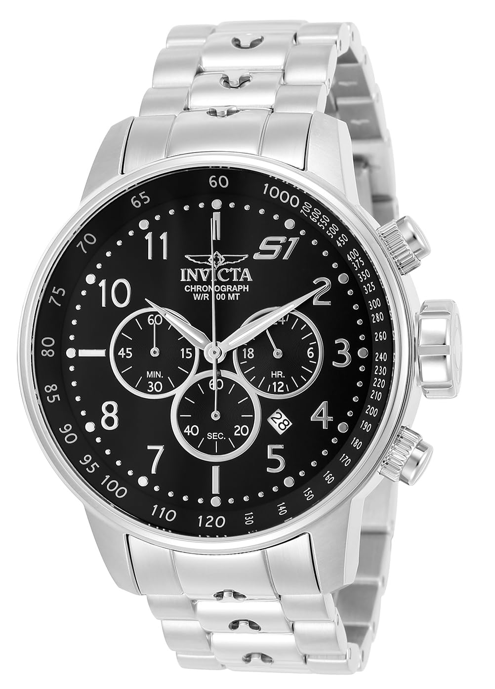 Invicta Men's 23079 S1 Rally Analog Display Quartz Silver Watch Image