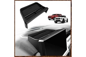 Muslogy Dashboard Storage Box Compatible with 2024 2025 Tacoma & 2025 4Runner Accessories Center Console Organizer w/14-inch 