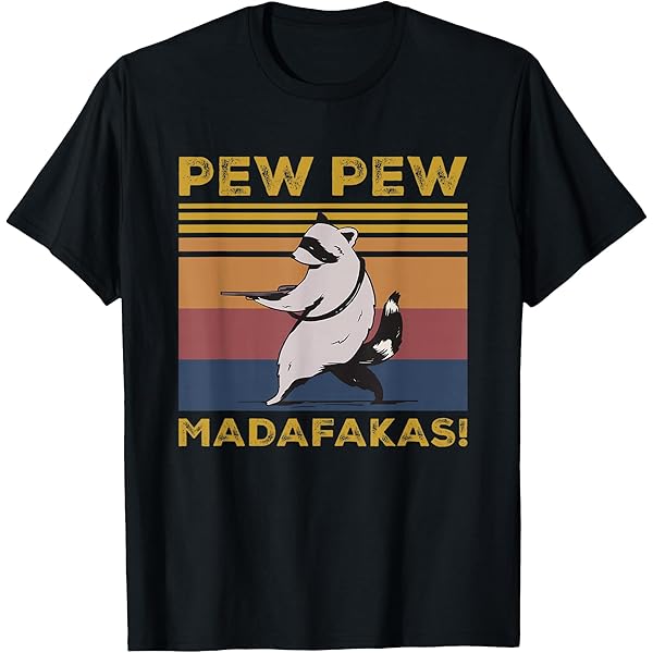 Bouledogue Français Pew Pew Madafakas Crazy Pew Vintage T Shirt