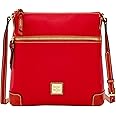 Dooney & Bourke Women's Crossbody in Pebble Grain Leather, Large Handbag with Adjustable Shoulder Strap