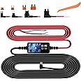 Plozoe Dash Cam Hardwire Kit, Micro USB Hard Wire Kit for Dashcam, 12V-24V to 5V Car Dash Camera Charger Power Cord, Gift 4 Fuse Tap Cable and Installation Tool（11.5ft）