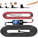 Dash Cam Hardwire Kit, Micro USB Hard Wire Kit for Dashcam, Plozoe 12V-30V to 5V Car Dash Camera Charger Power Cord, Gift 4 F