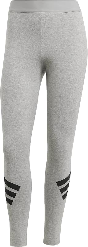 Damen FUTURE ICONS THREE STRIPES LEGGING, medium grey heather, XL — photo 1 sur 6