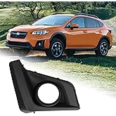 Front Bumper Fog Light Bezel Cover Right Passenger Side Compatible with 2018-2020 Subaru Crosstrek, Driving Lamp Trim Cover with Fog Light hole, Replace# 57731FL082 SU1039121 (1Pc, Right Side Only)