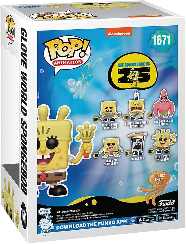 Pop! TV: SBS 25th - Spongebob Squarepants - SB com Luz de Luva - Figura de vinil colecionável - Ideia de Presente - Merchandising Oficial - Brinquedos para Crianças e Adultos - Fãs de TV — foto 3 de 8