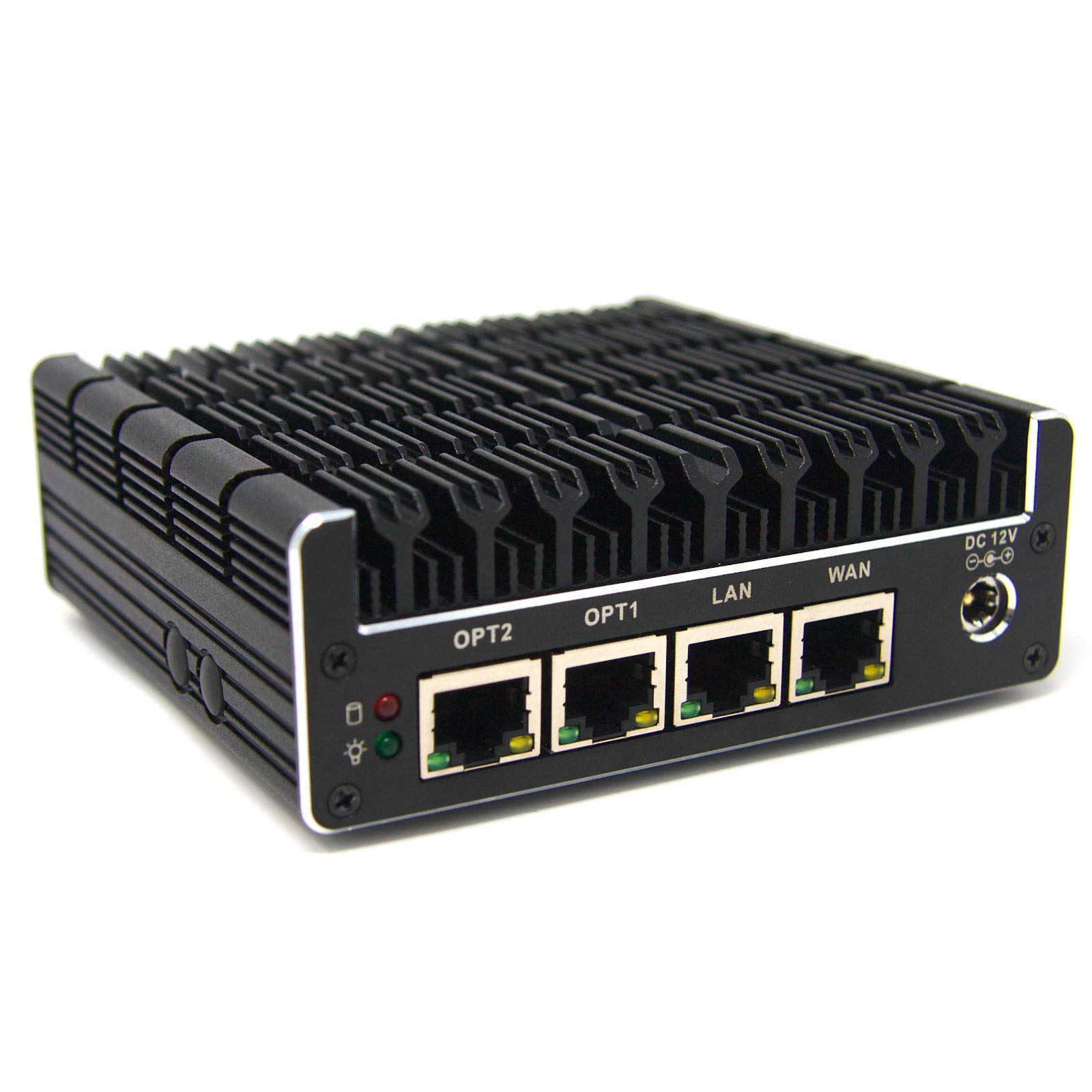 Protectli Vault 4 Port, Firewall Micro Appliance/Mini PC - Intel Quad Core, AES-NI, 8GB RAM, 120GB mSATA SSD