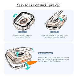 2-Pack Goton Waterproof Apple Watch Case for iWatch