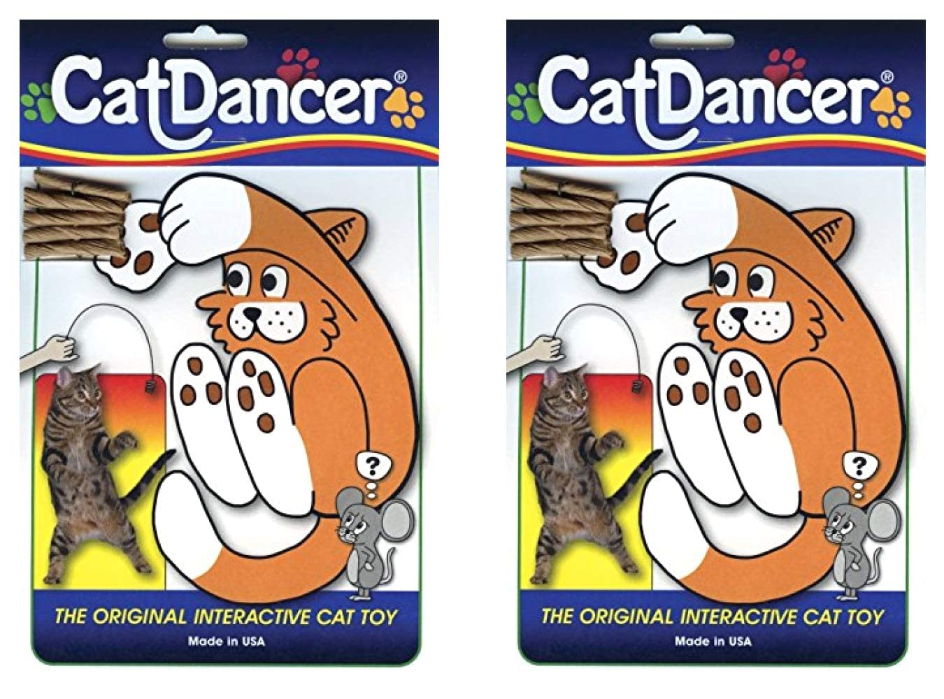 CAT DANCER -The Original Interactive Cat and Kitten Toy Size:Pack of 2