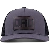 Girl Dad Hat | Stylish Baseball Cap with Embroidered Leather Patch for Proud Fathers | Girl Dad Gifts, Adjustable Dad Cap