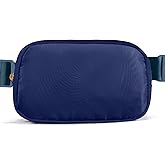 Cwualo Belt Bag Zipper Fanny Pack Crossbody Bags for Women,Fashion Nylon Waist Packs, Water Repellent Two Way wear with Adjustable Strap Gifts for Teenage Girls Women Men(Royal blue)