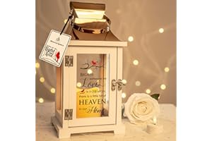 HN HAIINAA Memorial Lantern - Bereavement Sympathy Gifts for Loss of Loved One Memorial Gifts for Loss of Mother Remembrance Gifts for Loss of Father