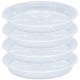 NIMYAU Clear Plant Saucer 4 Pack 4 6 8 10 12 14 16