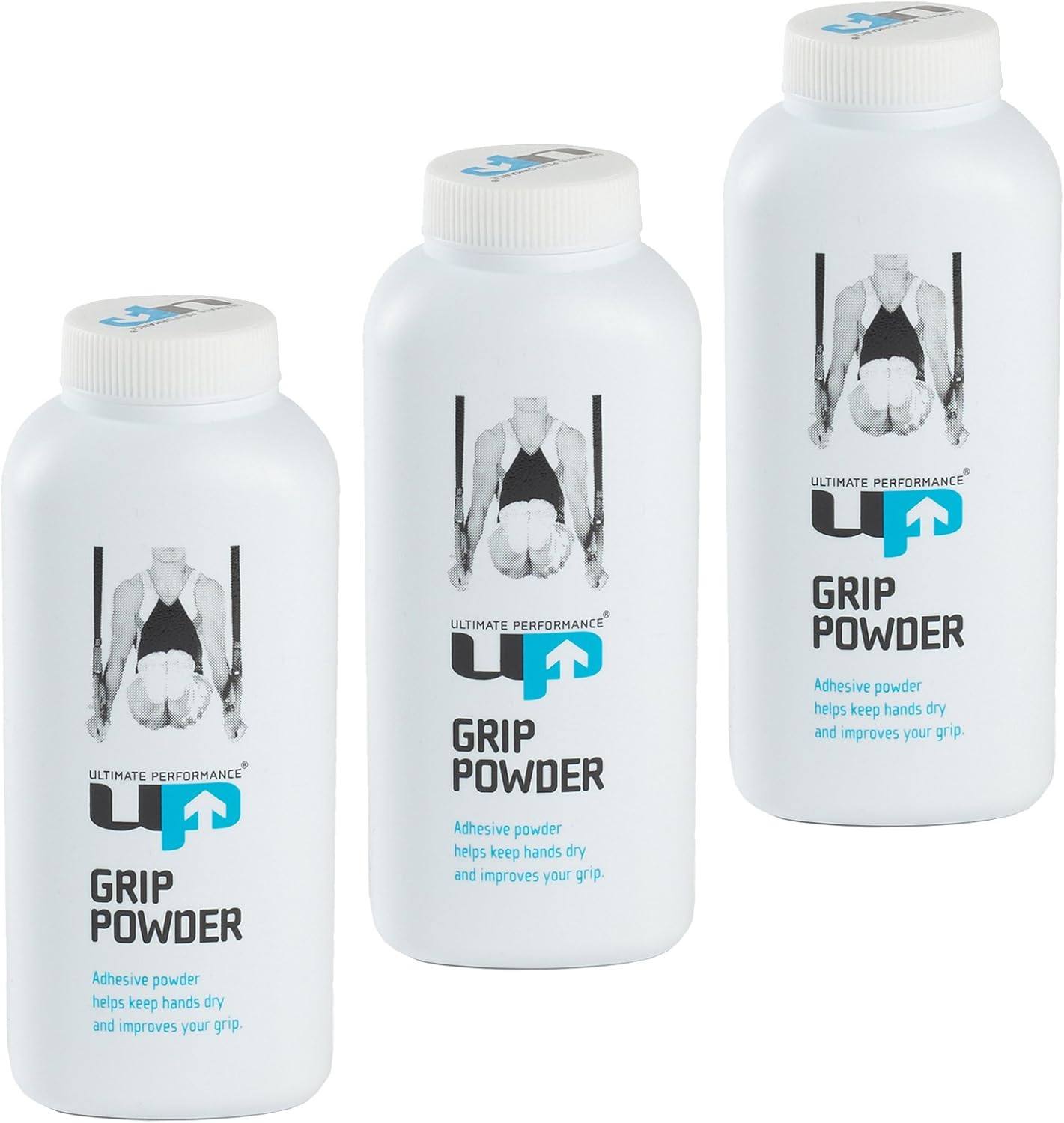 UP Ultimate Performance Professional Racket Sport Chalk Gymnastics Grip Powder Triple Pack 50g