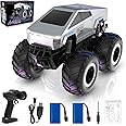 BLBAISH 1:16 Cyber Truck Remote Control Car, 2.4GHz Waterproof Cybertruck Toy, 4WD Amphibious RC Cars, All Terrain Off-Road Remote Control Monster Truck, Pick-up RC Car Toy for Boys Girls Ages 6+