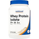 Nutricost Whey Protein Isolate (Unflavored) 2LBS