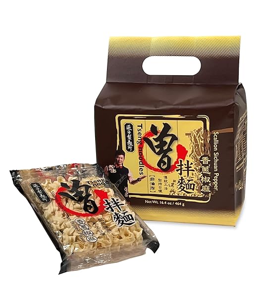 TSENG NOODLES SCALLION WITH SICHUAN PEPPER FLAVOR,, 1.02 POUND (PACK OF 1) (310516301840014374)