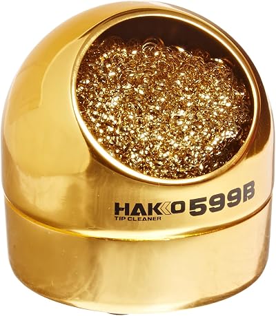 Hakko 599B Brass Soldering Iron Tip Cleaning Wire – No Water Solder Cleaner