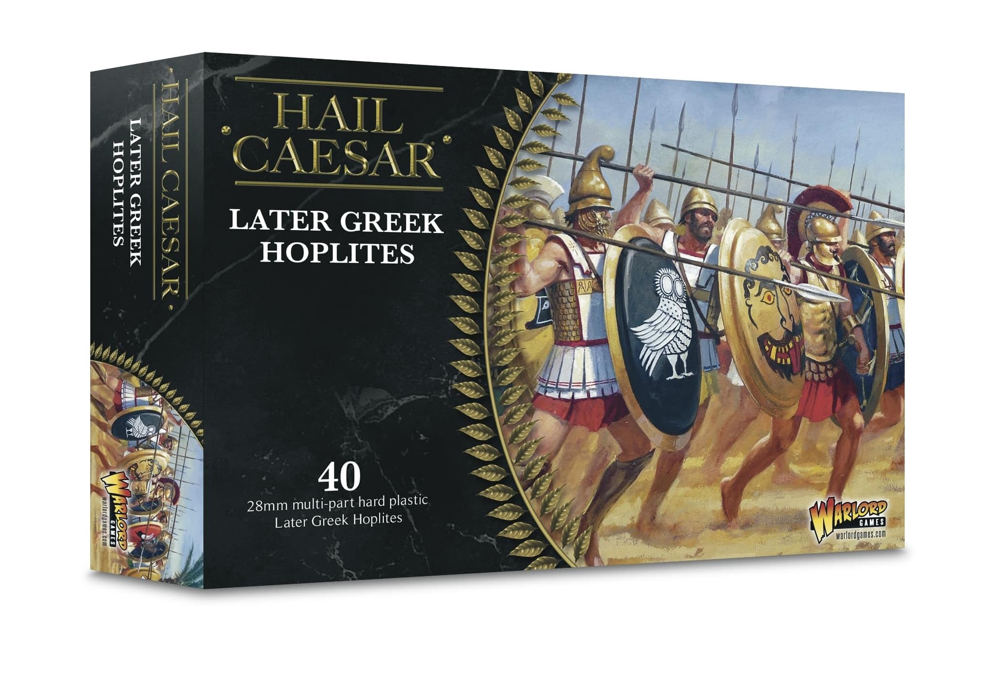 Warlord Games Later Greek Hoplites - 28mm Scale Plastic Miniatures for Hail Caesar Highly Detailed Ancient Era for Table-top Wargaming