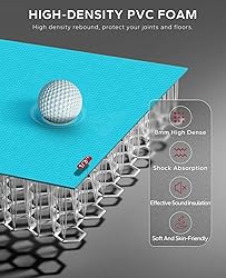 HAPBEAR Extra Large Exercise Mat-7'x5'x8mm