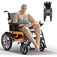 Electric Wheelchair,Seat Width 20 in,Lightweight Electric Wheelchair for Adults,500W Dual Motors,Foldable Motorized Wheelchair for Seniors,All Terrain Power Wheel Chair,Airline Approved