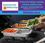LATERN 30Pcs Aluminium Foil Baking Trays 31 x 21 x 5cm Disposable view 7