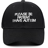 YUNXIBASECAP Cotton Unisex Please Be Patient I Have Autism Baseball Cap,Adjustable Dad Hat