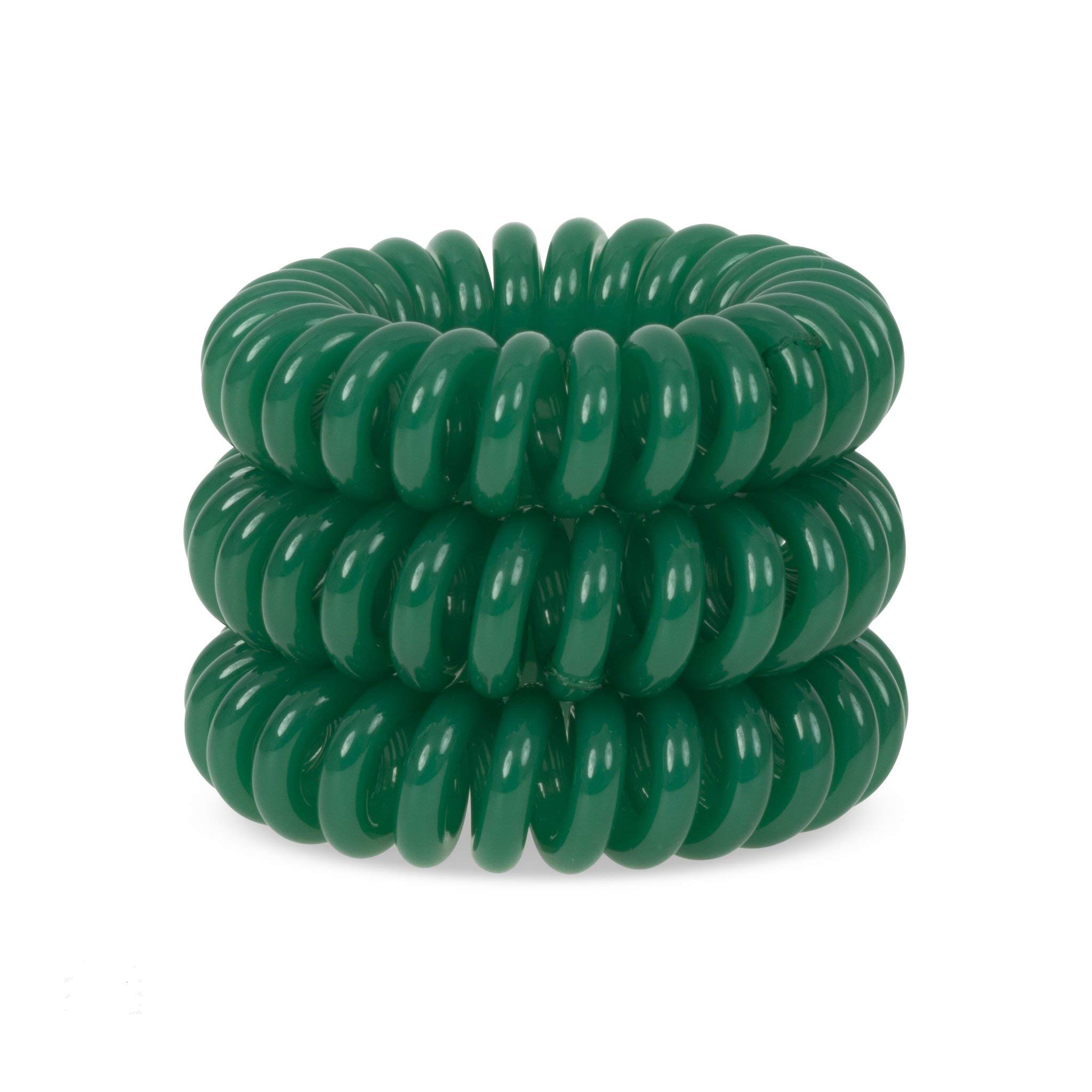Green Dream SpiraBobble | Hair Bands for Women – 9Pcs Set Hair Bobbles | Durable Hair Tie | Spiral Ring for ponytails