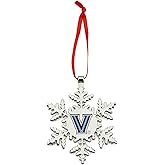Villanova Wildcats Snowflake Christmas Ornament