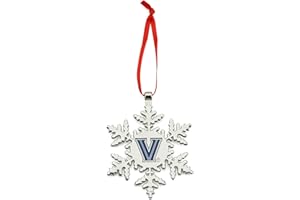 COLLEGIATE PULSE Villanova Wildcats Snowflake Christmas Ornament