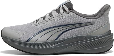 Unisex Dasher Lite Sliptech Laufschuh auf der Straße, Grau Echo Navy Schwarz Cool Dunkelgrau Zen Blau, 43 EU