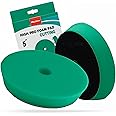 Maxshine 5.2" High Pro Heavy Cutting Foam Pad - Perfectly Used with DA/RO Polisher - Professional Detailing Accessory for Cutting, Polishing & Finishing - Bendable, Washable & Reusable - Green