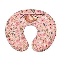 TSVAGA Sloth Nursing Pillow Cover for Baby Girl, 1