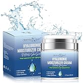 Dermaxgen Hyaluronic Acid Moisturizer - Hydrating Moisturizer Face Cream to Reduce Pigmentation &amp; Improve Skin Elasticity - Anti Aging Cream for Day and Night Use - Suitable for All Skin Types - 50 ml